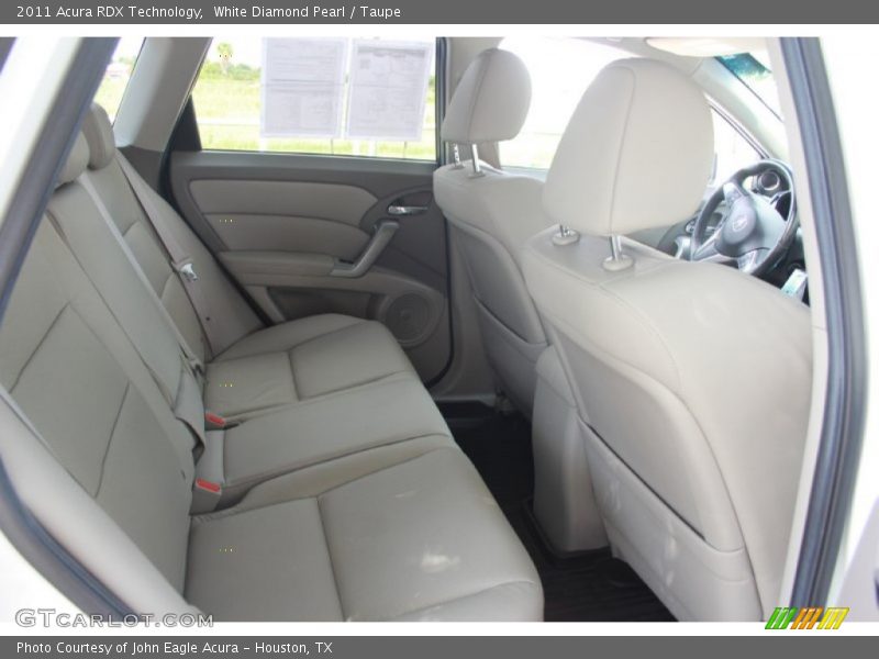 White Diamond Pearl / Taupe 2011 Acura RDX Technology