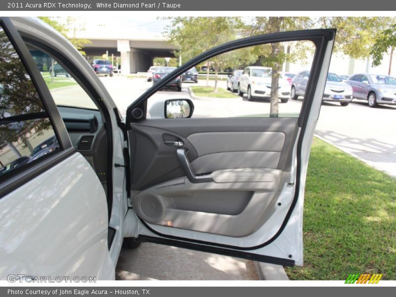 White Diamond Pearl / Taupe 2011 Acura RDX Technology