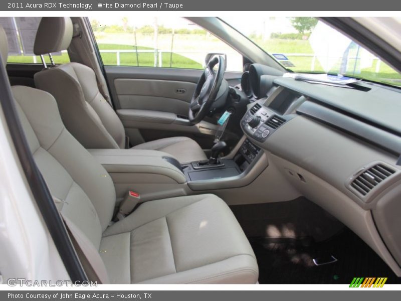 White Diamond Pearl / Taupe 2011 Acura RDX Technology