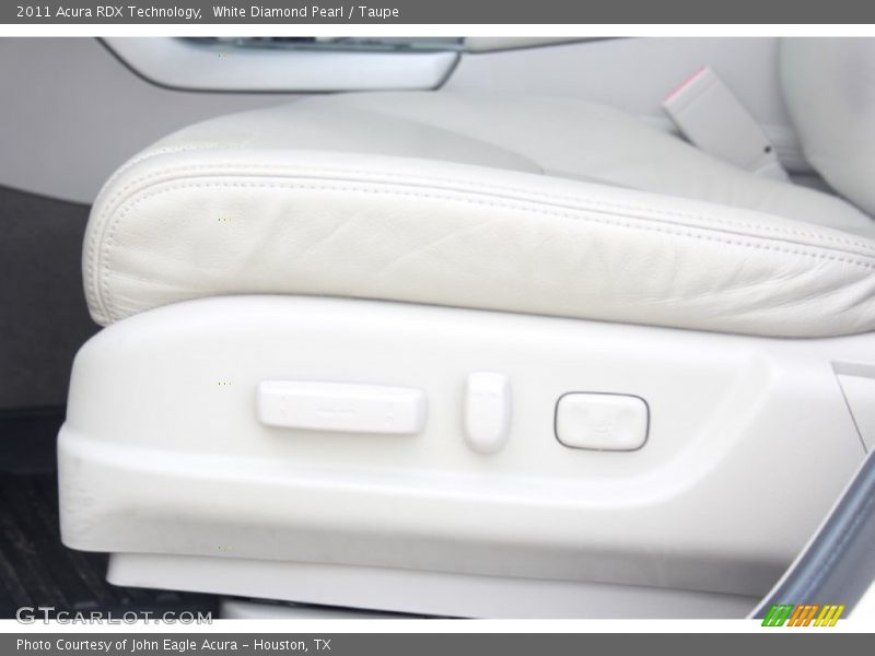 White Diamond Pearl / Taupe 2011 Acura RDX Technology