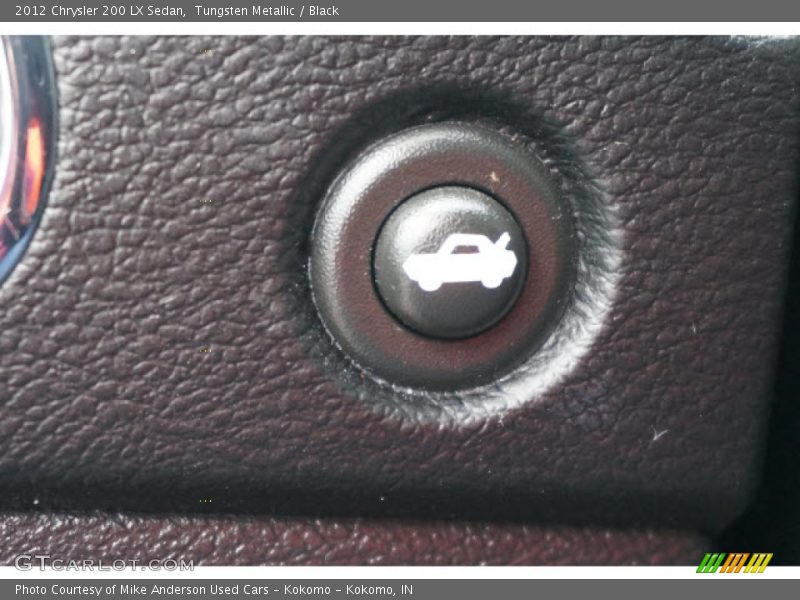 Tungsten Metallic / Black 2012 Chrysler 200 LX Sedan