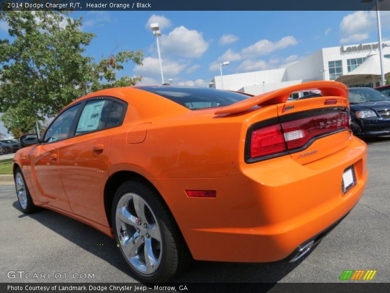 Header Orange / Black 2014 Dodge Charger R/T