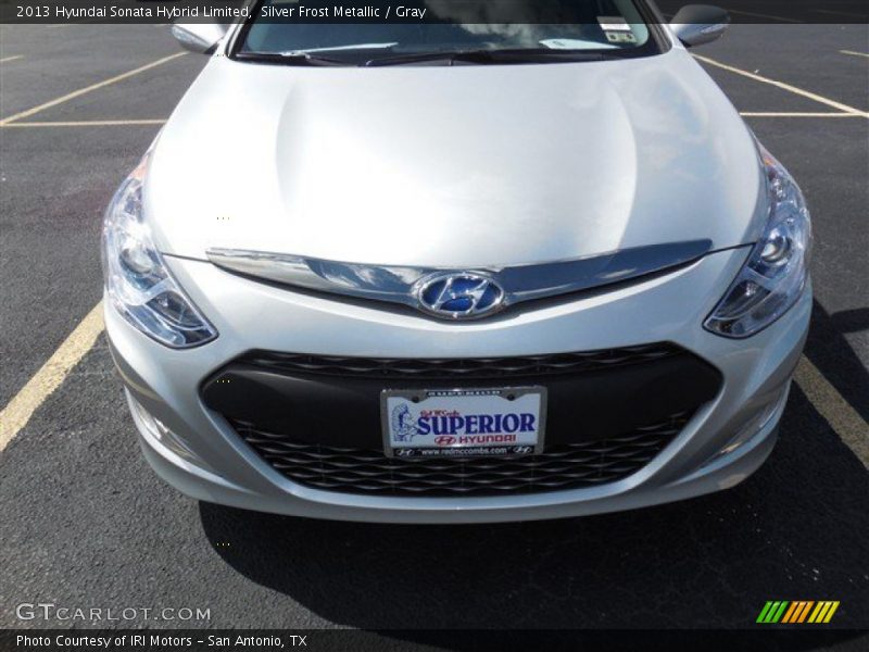 Silver Frost Metallic / Gray 2013 Hyundai Sonata Hybrid Limited