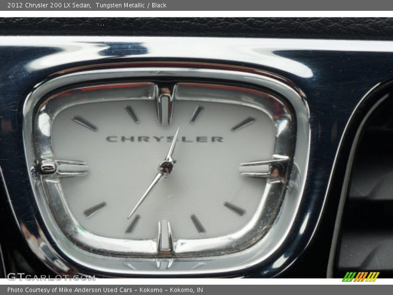 Tungsten Metallic / Black 2012 Chrysler 200 LX Sedan