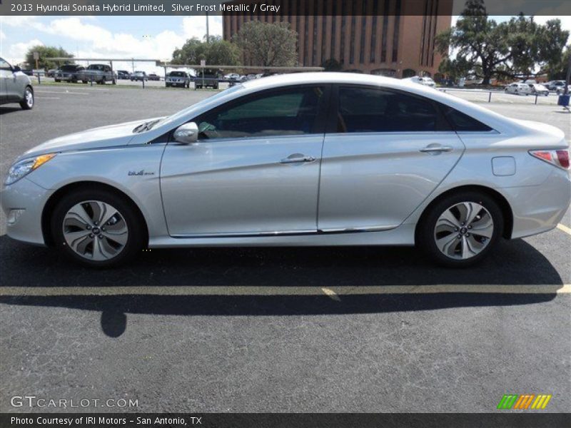 Silver Frost Metallic / Gray 2013 Hyundai Sonata Hybrid Limited