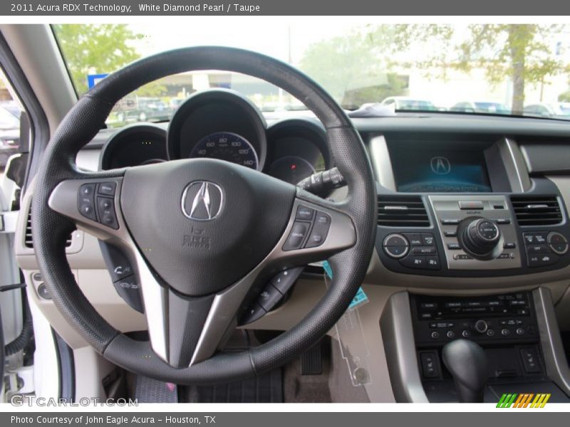 White Diamond Pearl / Taupe 2011 Acura RDX Technology