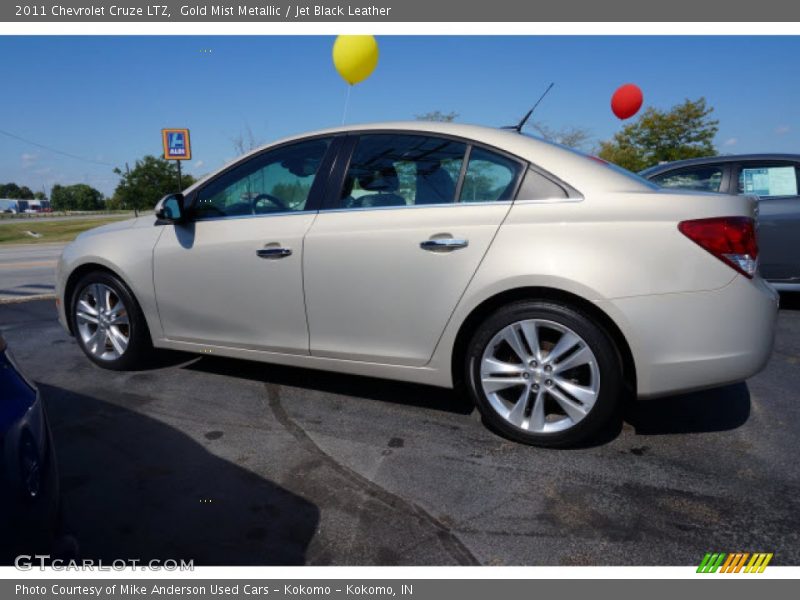 Gold Mist Metallic / Jet Black Leather 2011 Chevrolet Cruze LTZ