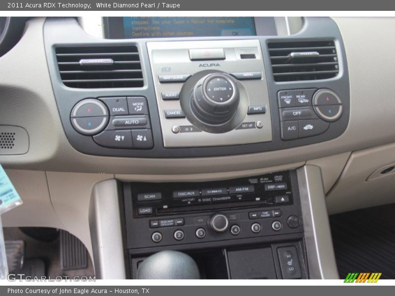 White Diamond Pearl / Taupe 2011 Acura RDX Technology