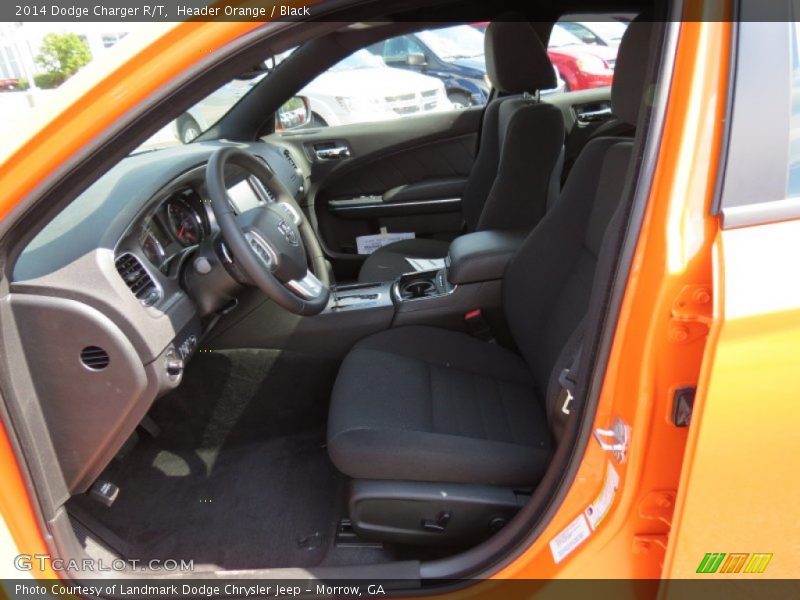 Front Seat of 2014 Charger R/T