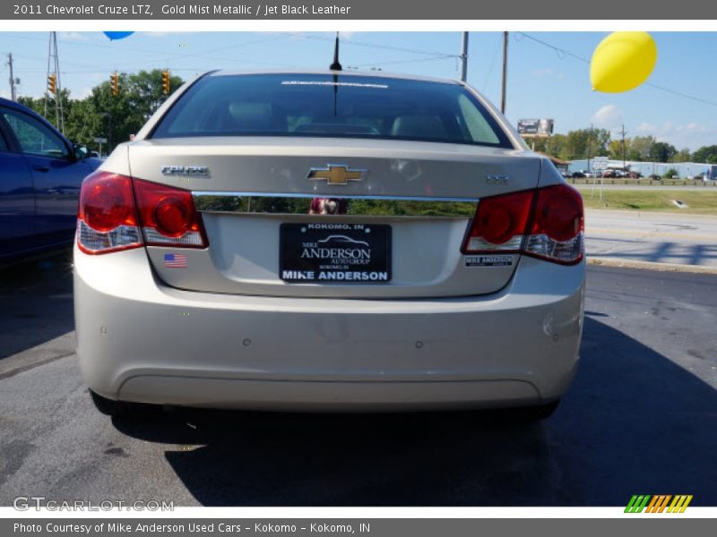 Gold Mist Metallic / Jet Black Leather 2011 Chevrolet Cruze LTZ