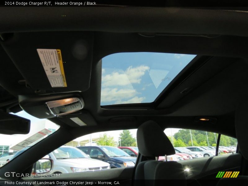 Header Orange / Black 2014 Dodge Charger R/T
