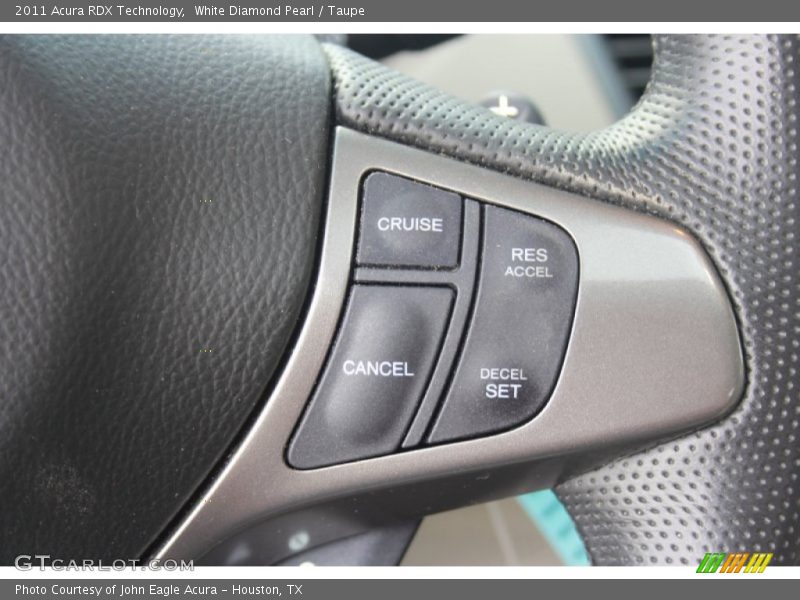 White Diamond Pearl / Taupe 2011 Acura RDX Technology