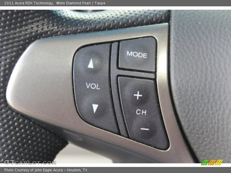 White Diamond Pearl / Taupe 2011 Acura RDX Technology