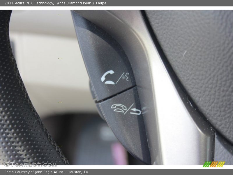 White Diamond Pearl / Taupe 2011 Acura RDX Technology