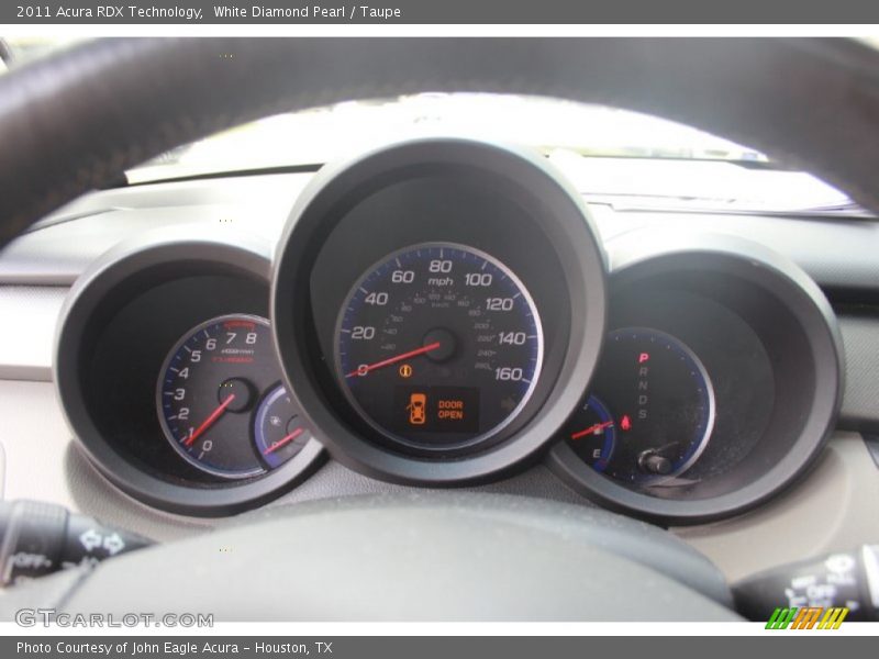 White Diamond Pearl / Taupe 2011 Acura RDX Technology