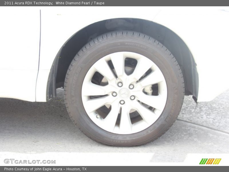 White Diamond Pearl / Taupe 2011 Acura RDX Technology