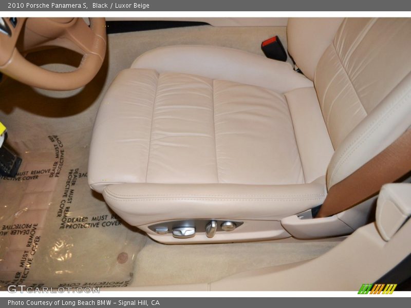 Black / Luxor Beige 2010 Porsche Panamera S