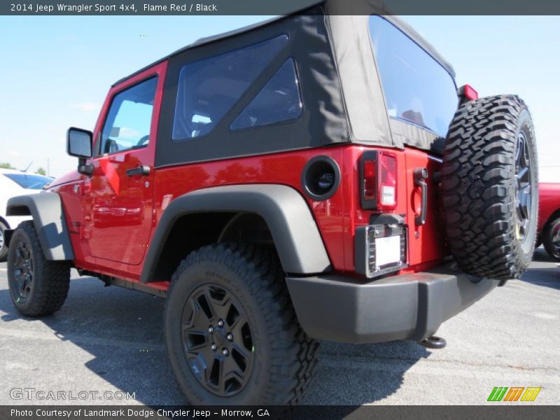 Flame Red / Black 2014 Jeep Wrangler Sport 4x4