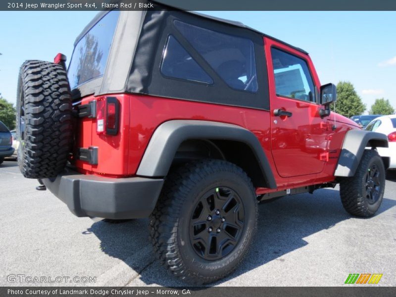 Flame Red / Black 2014 Jeep Wrangler Sport 4x4