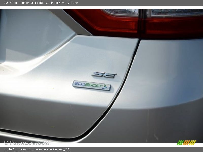 Ingot Silver / Dune 2014 Ford Fusion SE EcoBoost