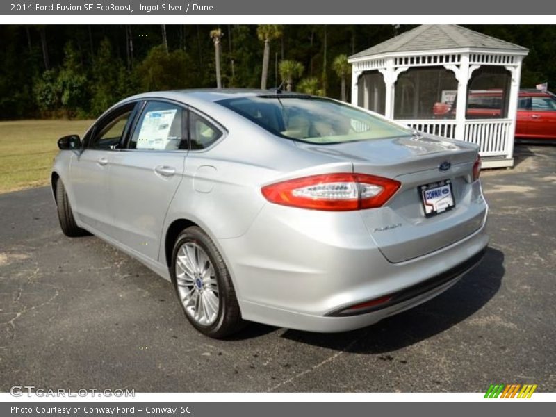 Ingot Silver / Dune 2014 Ford Fusion SE EcoBoost