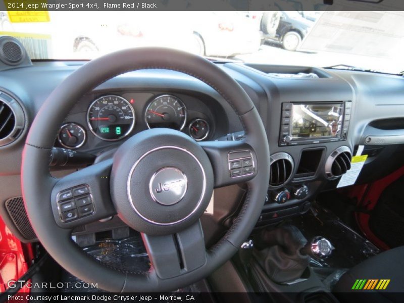 Flame Red / Black 2014 Jeep Wrangler Sport 4x4