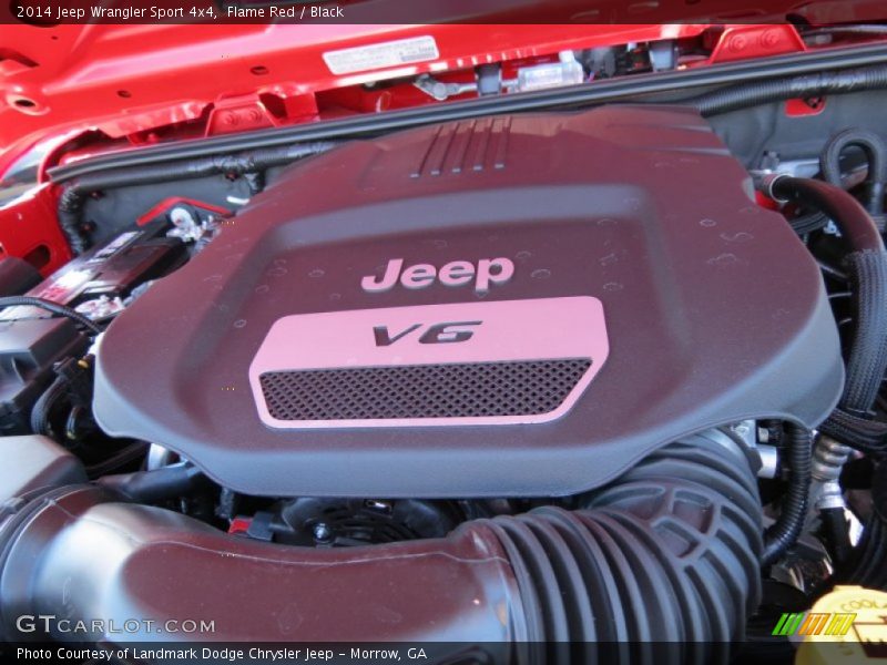Flame Red / Black 2014 Jeep Wrangler Sport 4x4