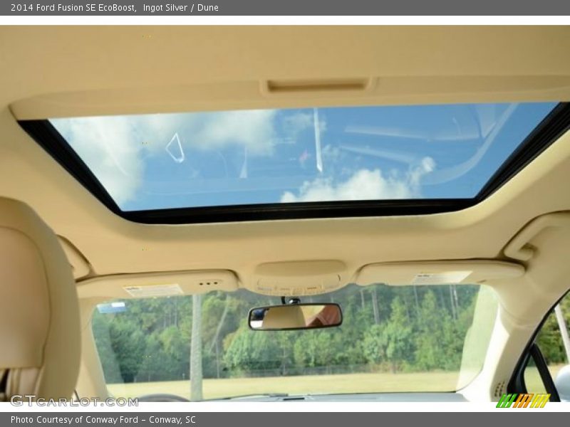 Ingot Silver / Dune 2014 Ford Fusion SE EcoBoost