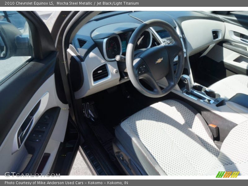 Mocha Steel Metallic / Jet Black/Light Titanium 2010 Chevrolet Equinox LS