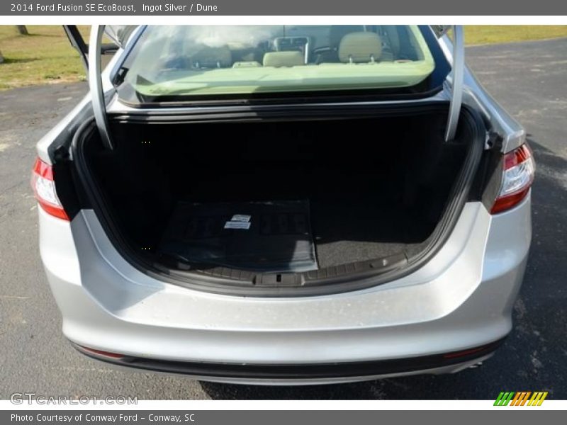 Ingot Silver / Dune 2014 Ford Fusion SE EcoBoost