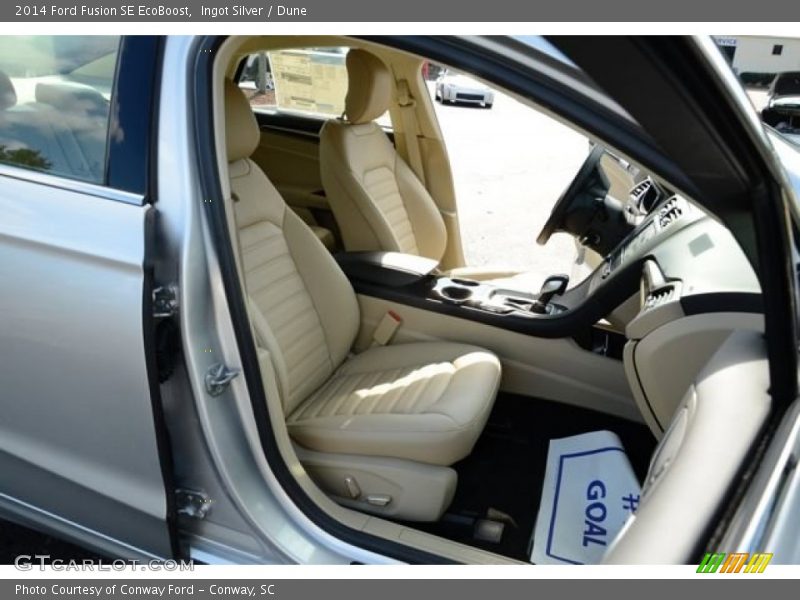 Ingot Silver / Dune 2014 Ford Fusion SE EcoBoost