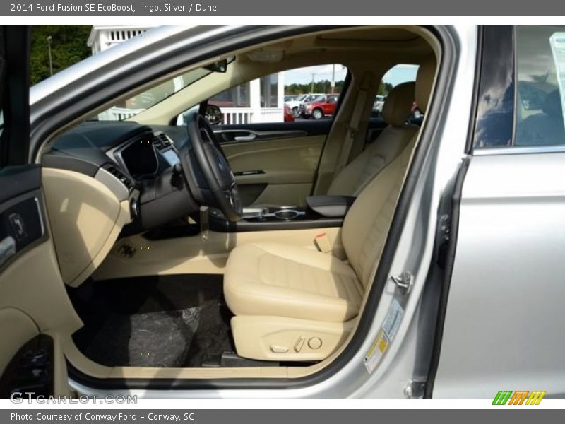 Ingot Silver / Dune 2014 Ford Fusion SE EcoBoost