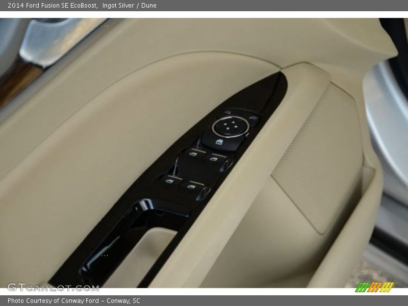 Ingot Silver / Dune 2014 Ford Fusion SE EcoBoost