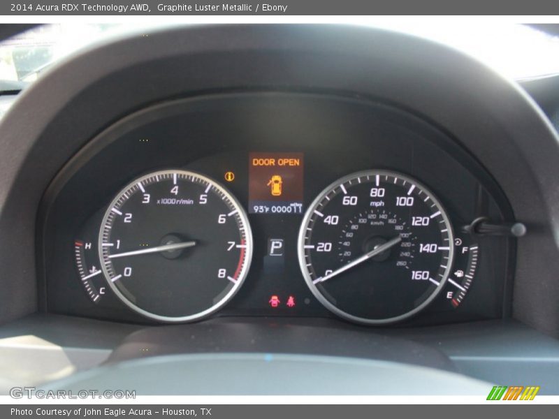 Graphite Luster Metallic / Ebony 2014 Acura RDX Technology AWD