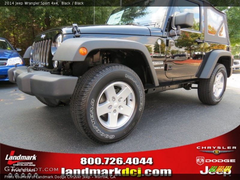 Black / Black 2014 Jeep Wrangler Sport 4x4