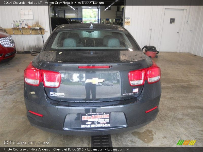 Ashen Gray Metallic / Jet Black/Titanium 2014 Chevrolet Malibu LT