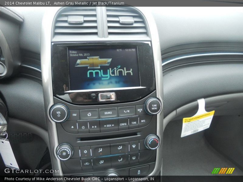 Ashen Gray Metallic / Jet Black/Titanium 2014 Chevrolet Malibu LT
