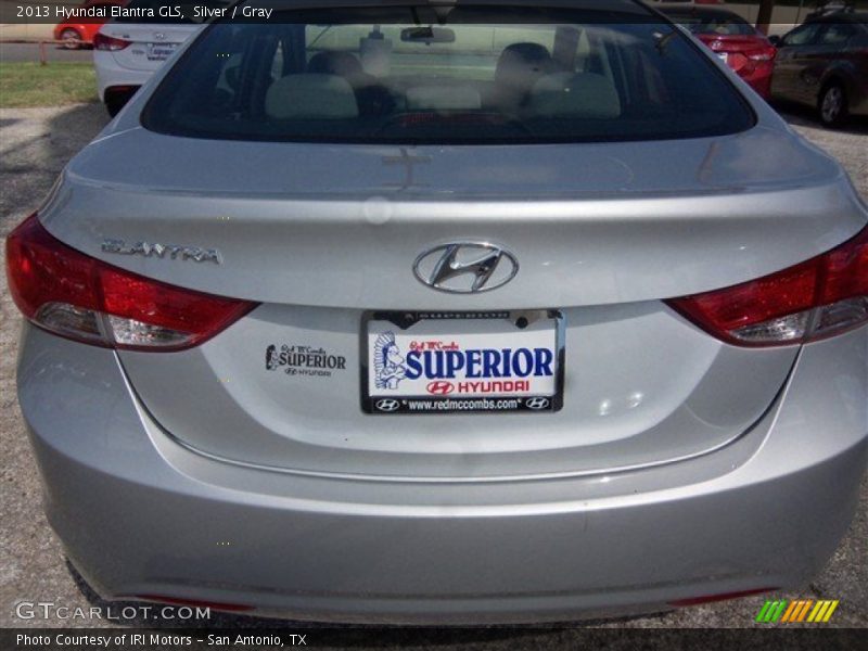 Silver / Gray 2013 Hyundai Elantra GLS