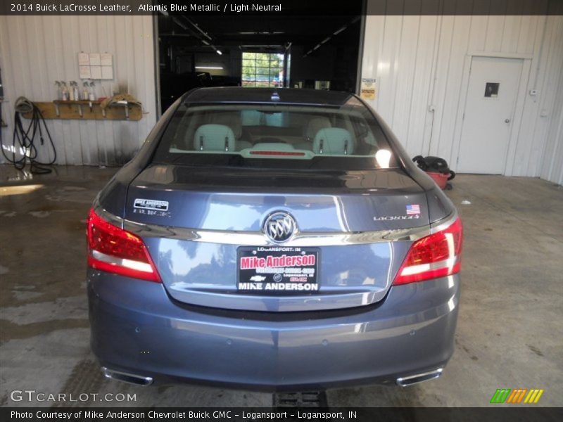 Atlantis Blue Metallic / Light Neutral 2014 Buick LaCrosse Leather
