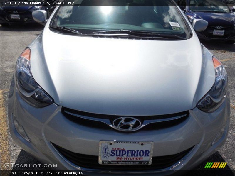 Silver / Gray 2013 Hyundai Elantra GLS