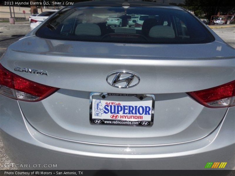 Silver / Gray 2013 Hyundai Elantra GLS