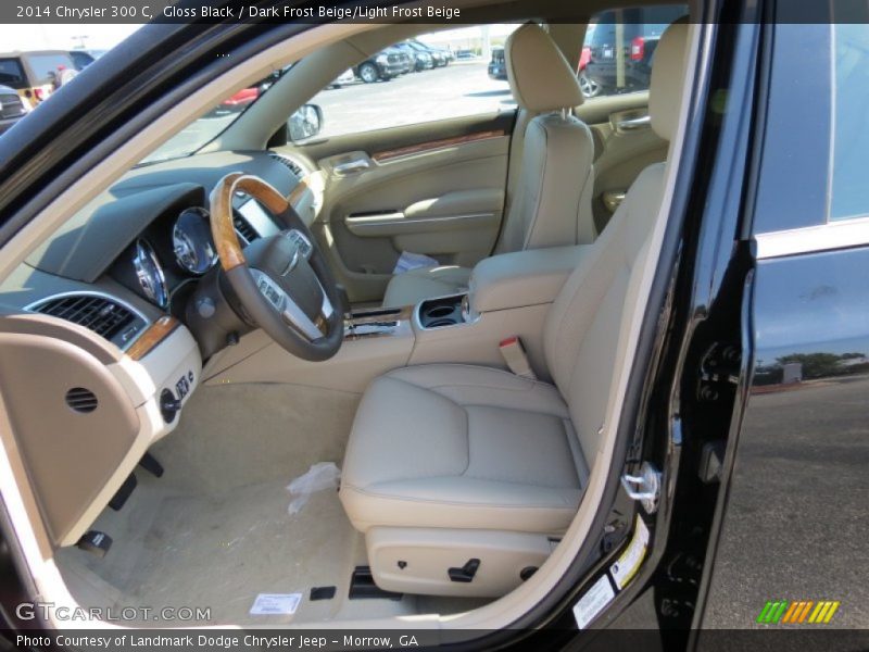 Gloss Black / Dark Frost Beige/Light Frost Beige 2014 Chrysler 300 C