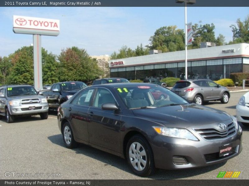 Magnetic Gray Metallic / Ash 2011 Toyota Camry LE