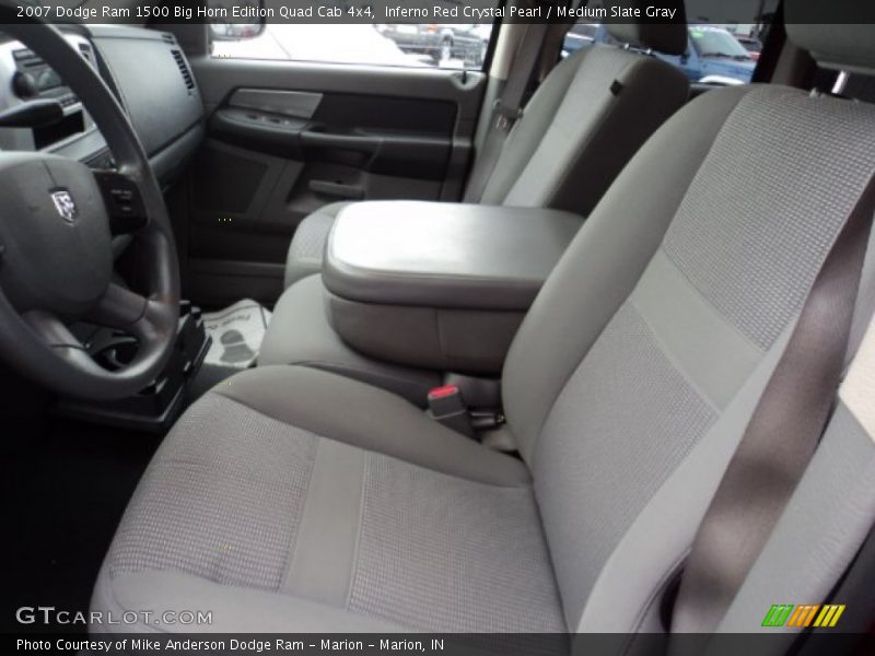 Inferno Red Crystal Pearl / Medium Slate Gray 2007 Dodge Ram 1500 Big Horn Edition Quad Cab 4x4