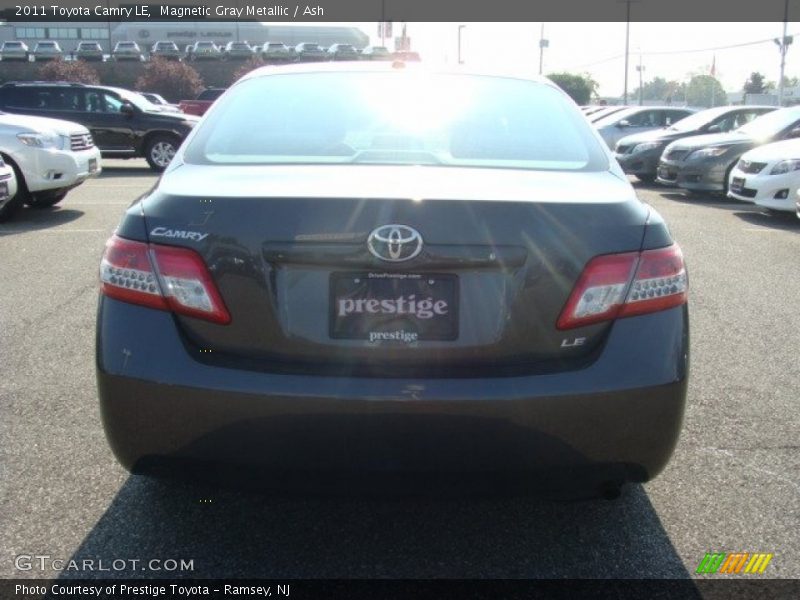 Magnetic Gray Metallic / Ash 2011 Toyota Camry LE