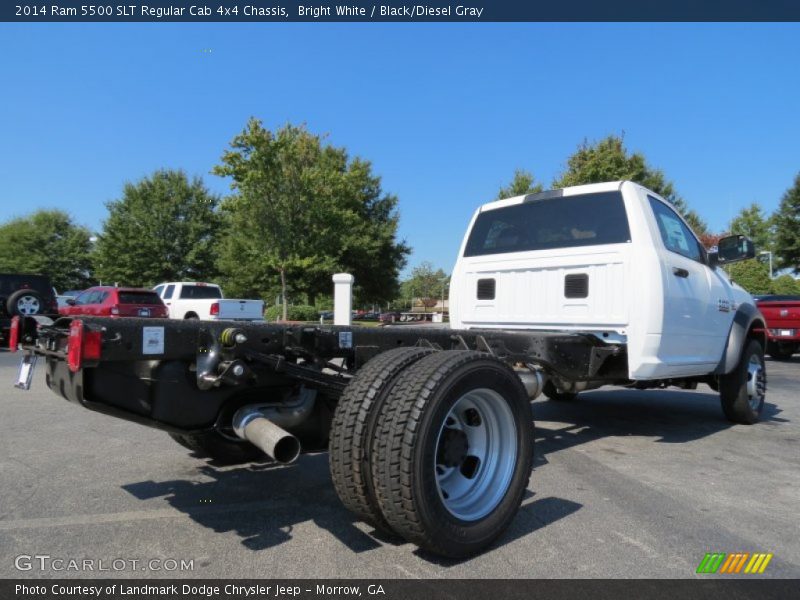 Bright White / Black/Diesel Gray 2014 Ram 5500 SLT Regular Cab 4x4 Chassis