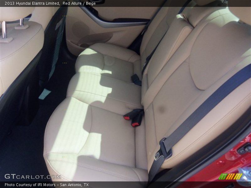 Red Allure / Beige 2013 Hyundai Elantra Limited