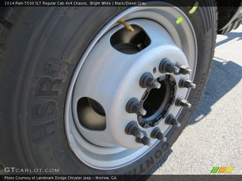 Bright White / Black/Diesel Gray 2014 Ram 5500 SLT Regular Cab 4x4 Chassis