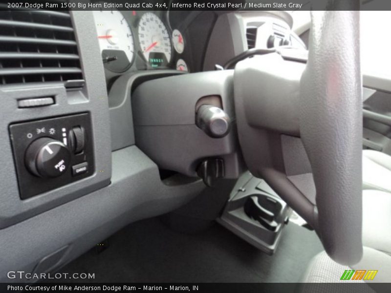 Inferno Red Crystal Pearl / Medium Slate Gray 2007 Dodge Ram 1500 Big Horn Edition Quad Cab 4x4