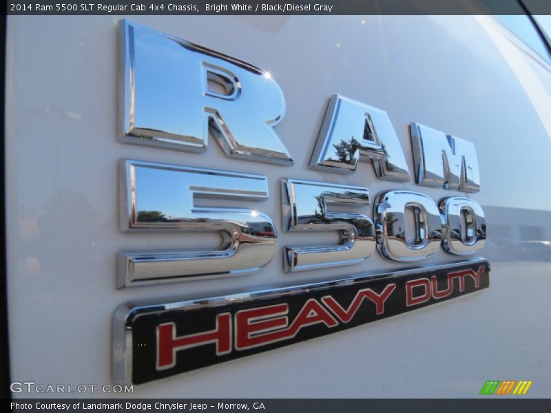 Bright White / Black/Diesel Gray 2014 Ram 5500 SLT Regular Cab 4x4 Chassis